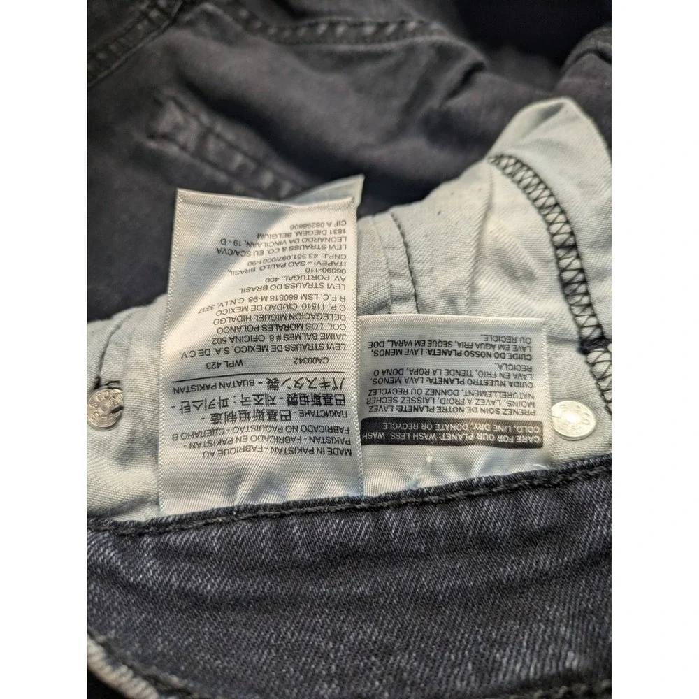 levis 511 Jeans Men's 30x30 dark charcoal Straight Leg Mid‎ Rise Denim Pants